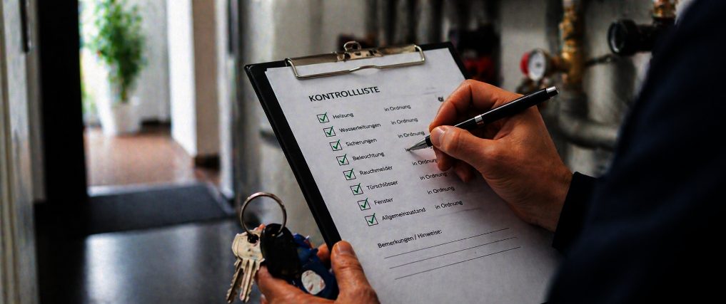 Hausmeisterservice Bremerhaven – Kontrolle einer Immobilie mit Checkliste durch Handwerker