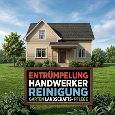 Entrümpelung, Handwerker, Reinigung, Garten Landschafts-Pflege